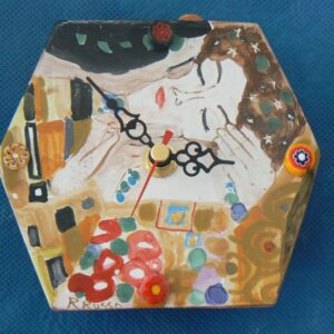 orologio in ceramica Klimt