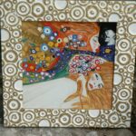 quadro in ceramica klimt