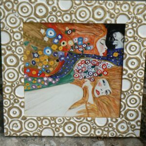 quadro in ceramica klimt