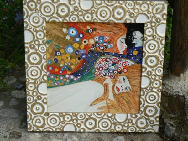 quadro in ceramica klimt