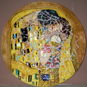 vassoio in ceramica klimt