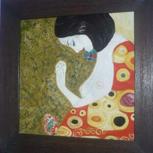 quadro in ceramica klimt